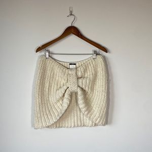 Cream Cowl Scarf large